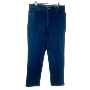 NEW Gloria Vanderbilt Amanda Slimming Jeans Women 10 Short Blue Dark Wash